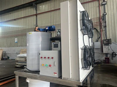 Mașină de gheață cu fulgi cu PLC